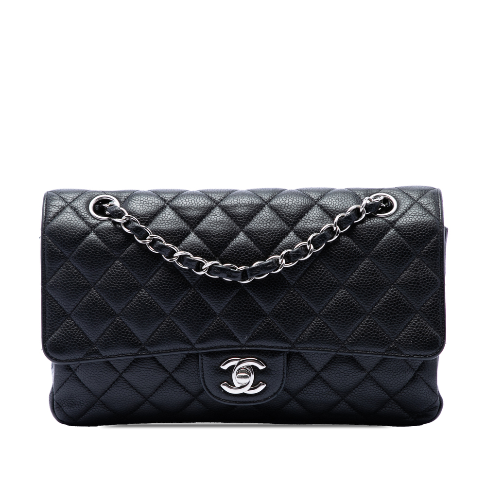 Pre-Loved Chanel Medium Classic Caviar Double Flap